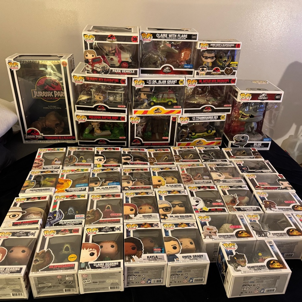Funko Pop Jurassic Park Collection